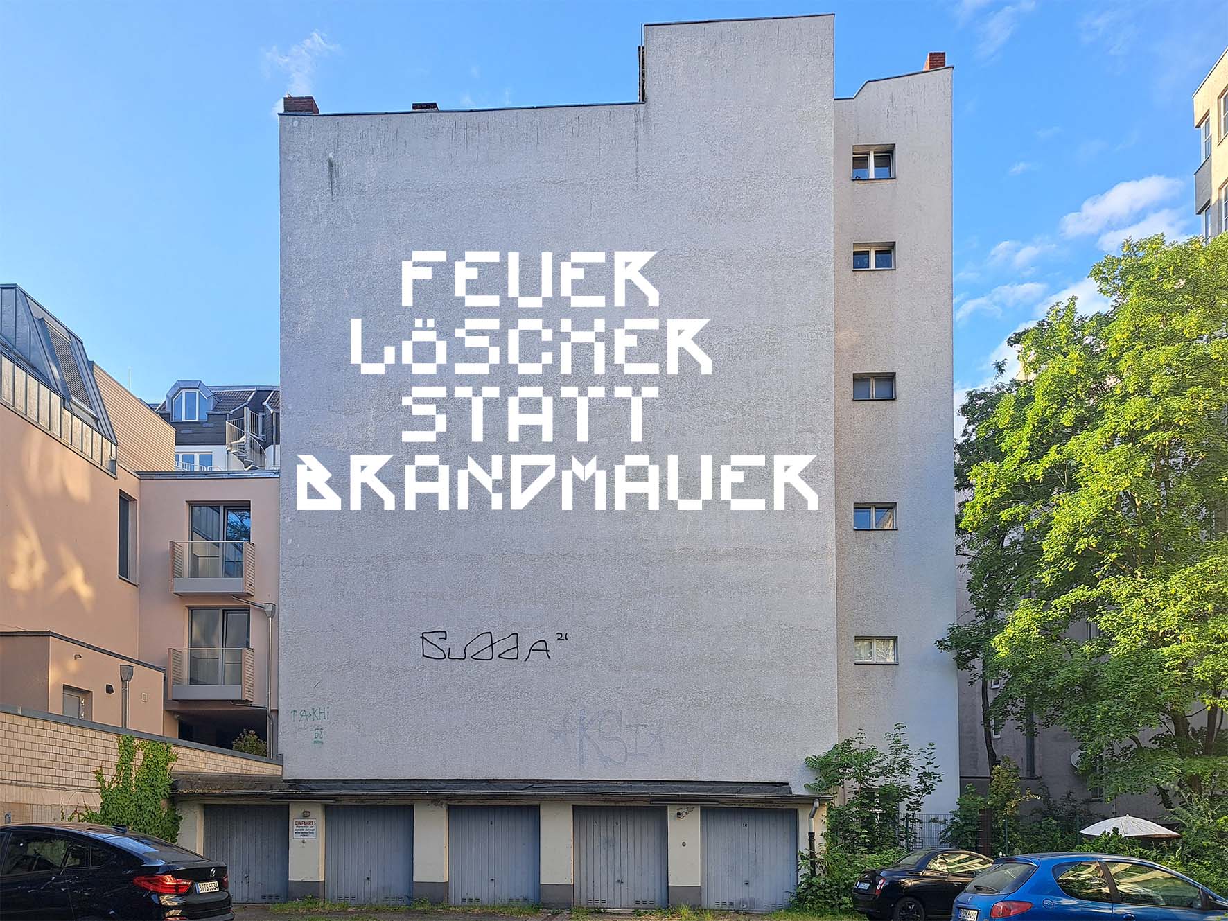 Feuer löschen statt Brände mauern.